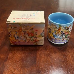 Vintage 1996 Walt Disney World Remember The Magic Coffee Character Mug w/ Box